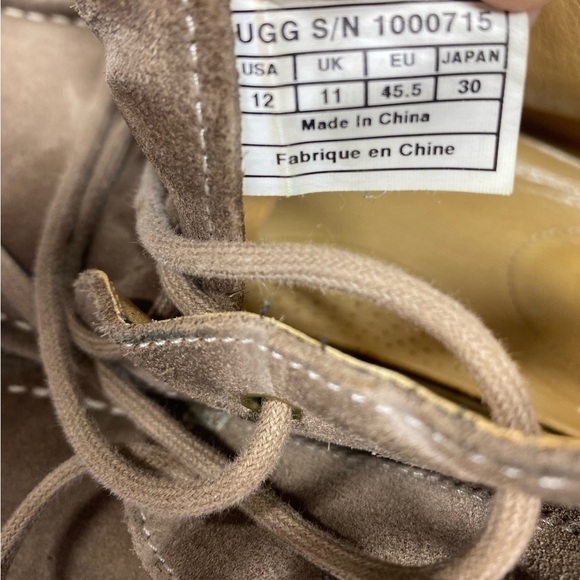UGG Via Lungarno Men’s 12 Suede Leather Brown Moc Toe Chukka Boot Shoe 1000715 main image 6